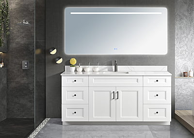 Pinewood Vanity 72" 