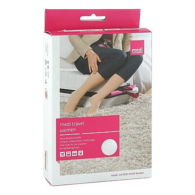Medi-T140513 - MediCanada Travel AD Black CCL0 15-20mmHg Size M Std Length Latex-Free