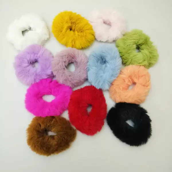 Fur Scrunchies