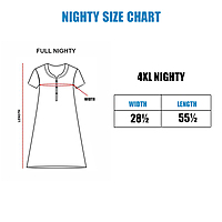 (XXXXL-4) 4XL Nighty