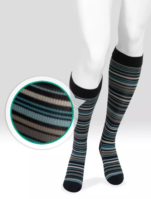JUZ-2650AD72-S - Power Vibe, Knee, Super Stripe Small 15-20mmHg JUZ-2650AD72-S - Power Vibe, Knee, Super Stripe Small 15-20mmHg