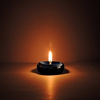 Granite Agal Vilaku, Diya - Traditional Lamp (Black)
