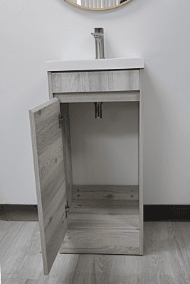 OSB Powder Room Vanity 16"