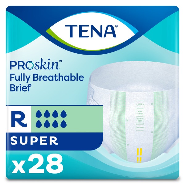 TEN67501 - Tena Super Brief, LARGE 48"-59" Green (28/pkg)