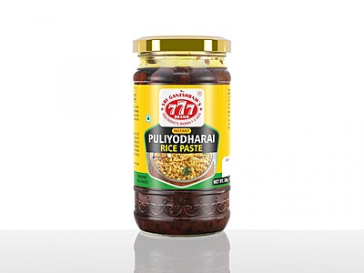 777 Puliyodharai Rice Paste
