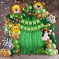 Just Party Jungle Themed Birthday Decoration Set - 66 Piece Just Party Jungle Themed Birthday Decoration Set - 66 Piece