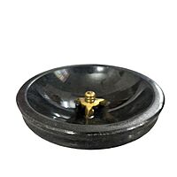 Granite Agal Vilaku, Diya - Traditional Lamp (Black)
