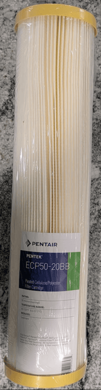 Cartouche plissée cellulose/polyester 50µm, ECP50-20BB Cartouche plissée cellulose/polyester 50µm, ECP50-20BB