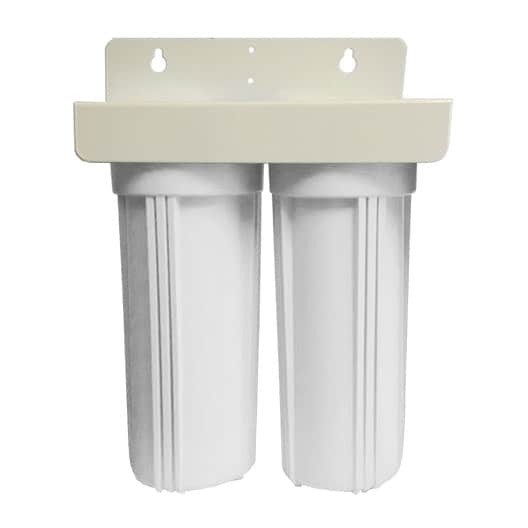 Two Stage 10" Twin Slimline Drinking Water Housing Two Stage 10" Twin Slimline Drinking Water Housing