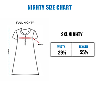 (XXLE-3) 2XL Nighty