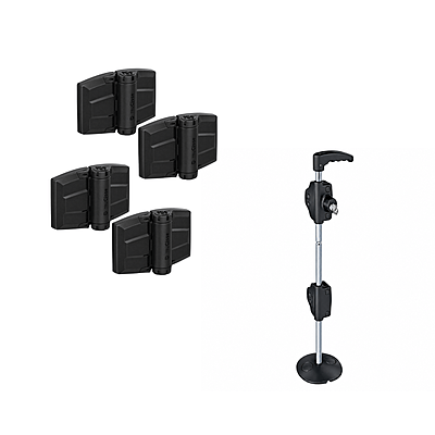Quincaillerie pour porte de clôture composite | Sécuritaire et conforme pour piscine