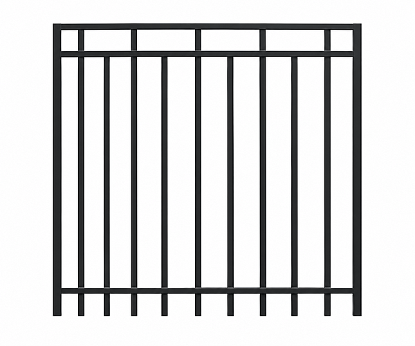 Porte pour clôture en aluminium