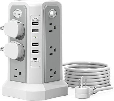 Tower Power Bar with USB C