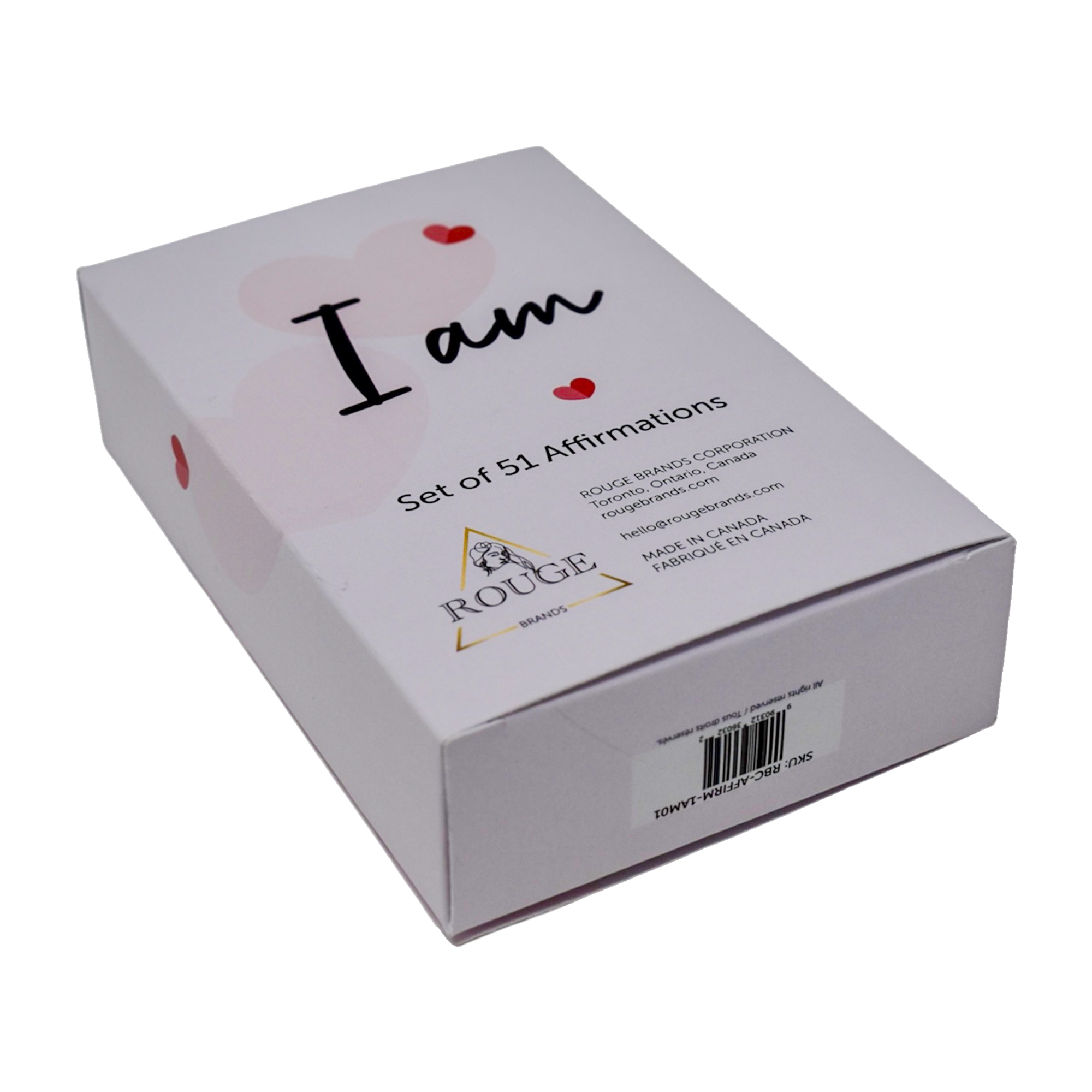 I AM A WOMAN Affirmation Cards, 51 Daily Affirmations for Women, Positive Motivational Mindfulness Cards, Gift for Women