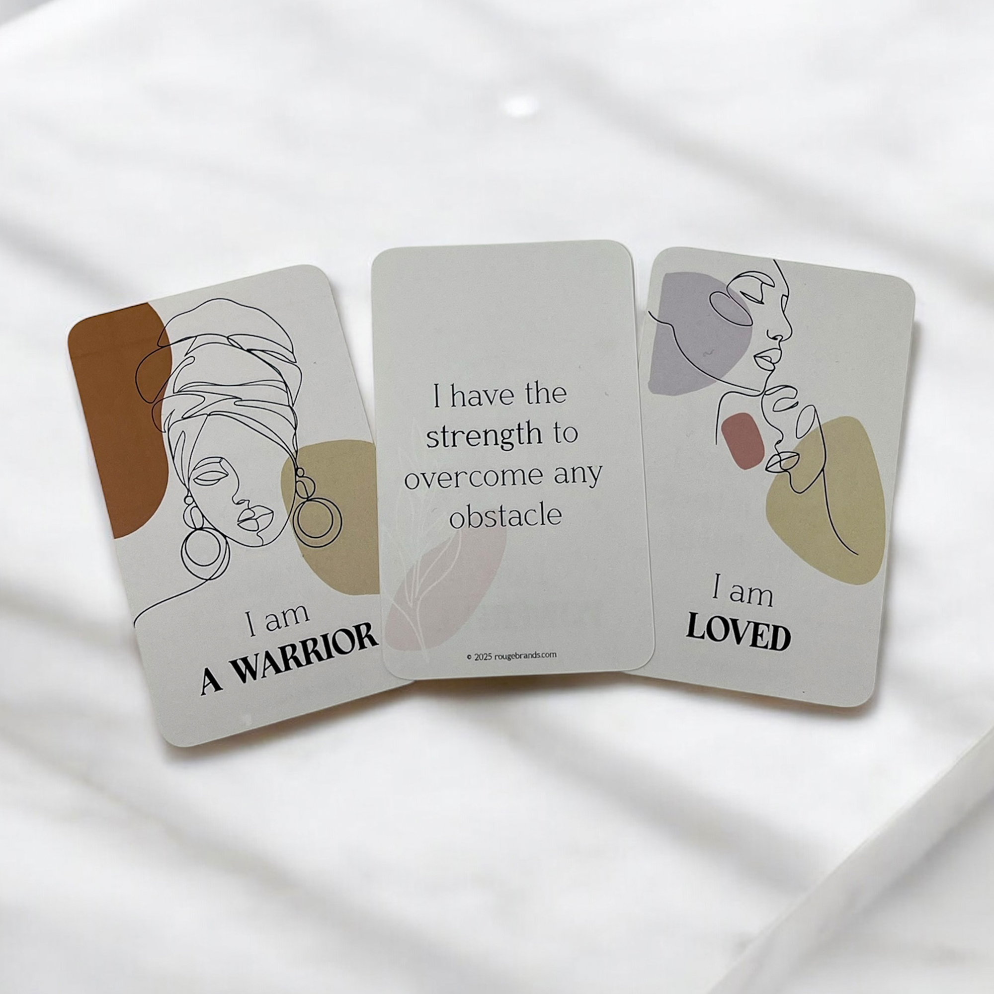 I AM A WOMAN Affirmation Cards, 51 Daily Affirmations for Women, Positive Motivational Mindfulness Cards, Gift for Women