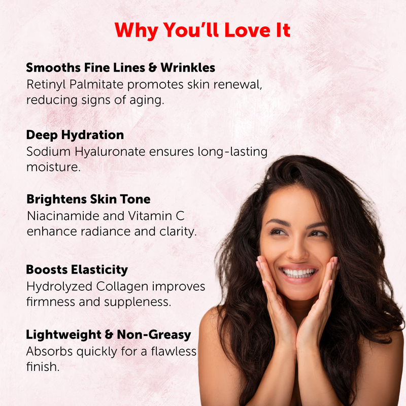 ROUGE Brands Retinol Serum for Face, Skin Renewing Formula, Proudly Canadian
