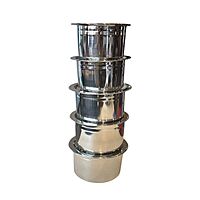 Vessel with Lid 5 PCS Vessel with Lid 5 PCS