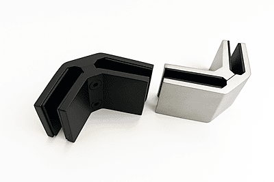 Attache 90° haute résistance noire