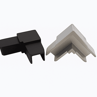 Attache 90° pour main courante stainless