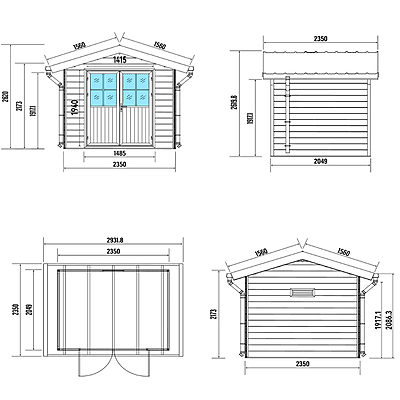 Cabanon composite SML Pavillon