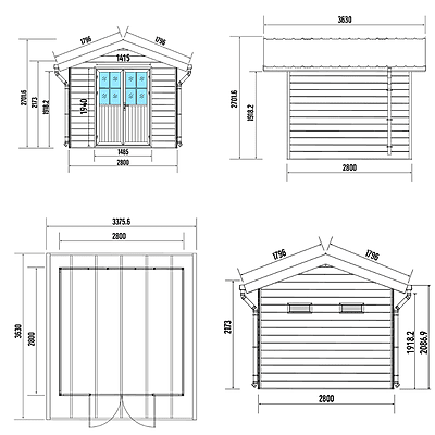 Cabanon composite SML Pavillon