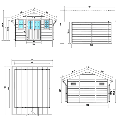 Cabanon composite SML Pavillon