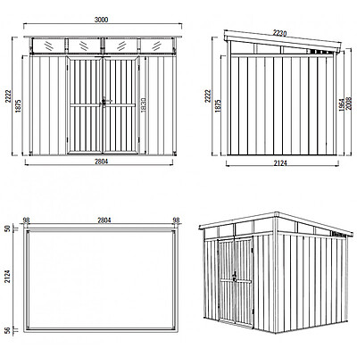 Cabanon composite SML Skylight