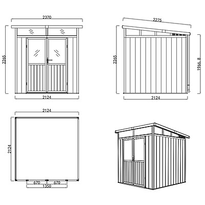 Cabanon composite SML Skylight vision