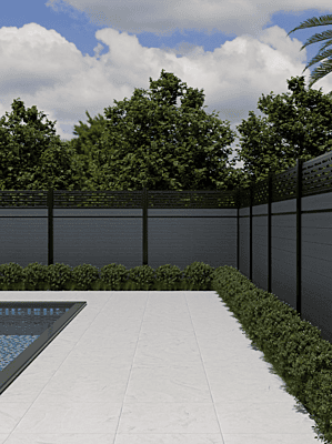 Planche de clôture en composite