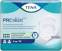 TEN62718 - Tena Night Super Pads w/ Wetness Indicator Green (24/pkg)