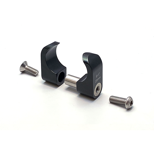 PER-HW310-22-A-2-22A2Frame Clamp, w/FHCS/BHCS scrws7/8" (22mm), Pkg of 2 (1 Pair)
