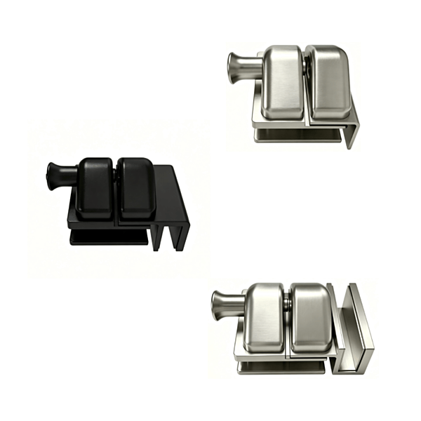 Loquet pour porte en verre