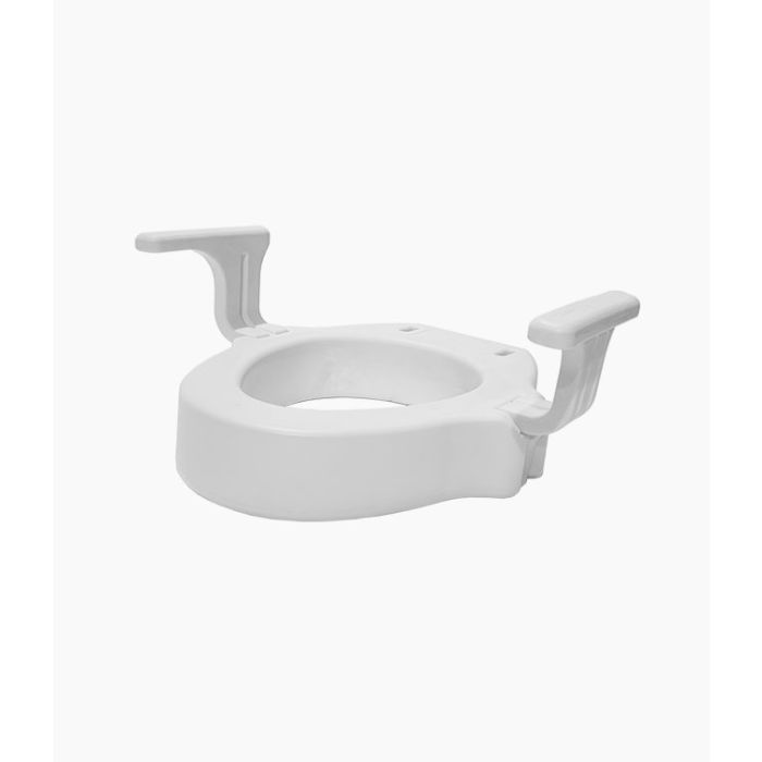 Mobb-MHERTSA-MB - Mobb 4� raised toilet seat with Arms-Elongated