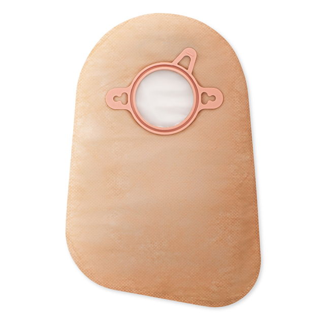 HOL18373 - New Image Closed Pouch 9" Beige with Filter, 2-1/4" Flange (30/bx)