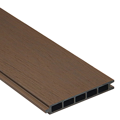 planche cloture composite wpc motif grain ardoise teck angle 45