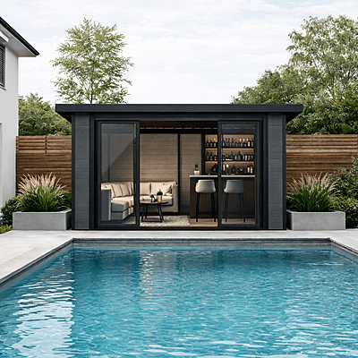 Cabanon composite SML Pool House