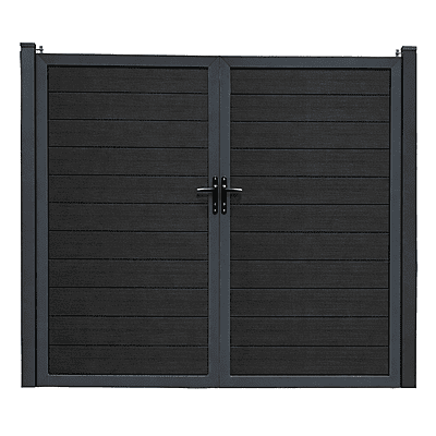 Porte clôture composite