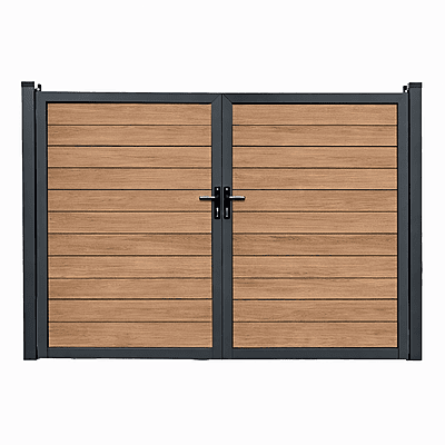 Porte clôture composite