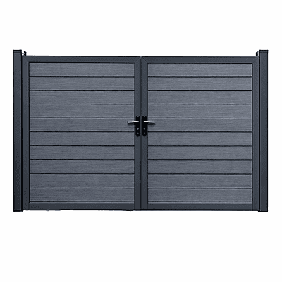 Porte clôture composite