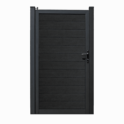 Porte clôture composite