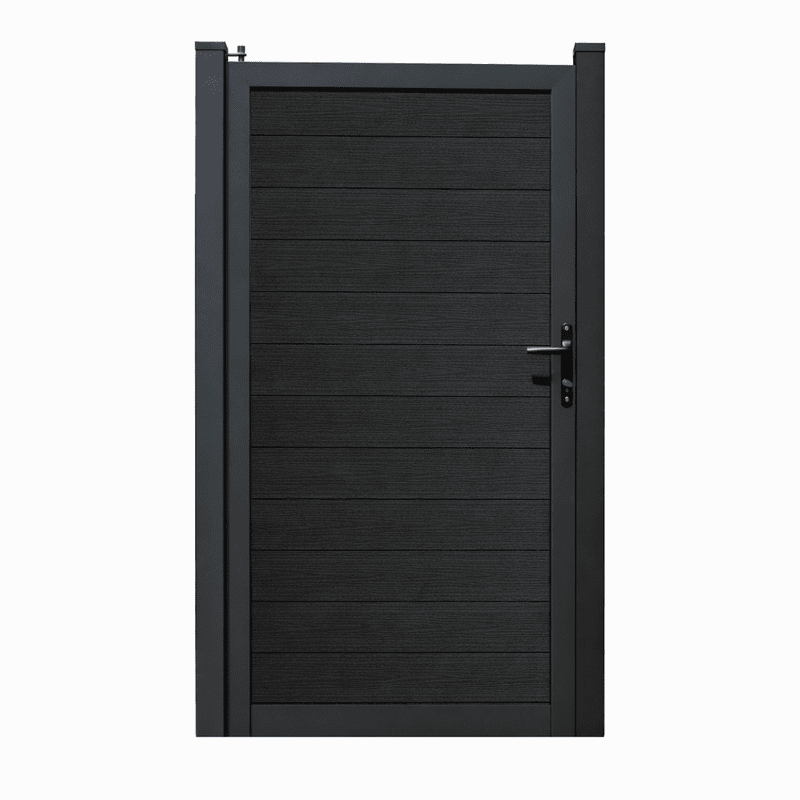 Porte clôture composite