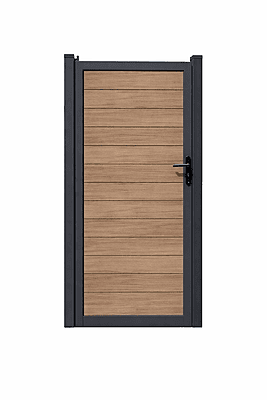 Porte clôture composite