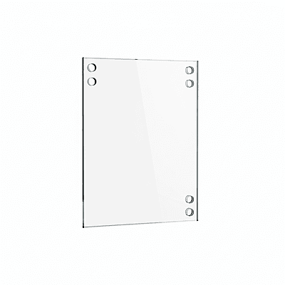 Porte en verre trempé