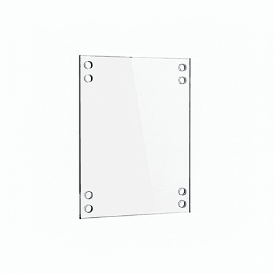 Porte en verre trempé