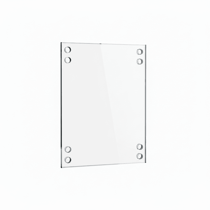 Porte en verre trempé