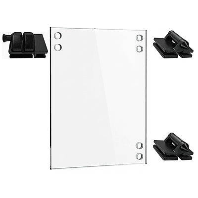 Porte simple en verre trempé | QUINCAILLERIE INCLUSE