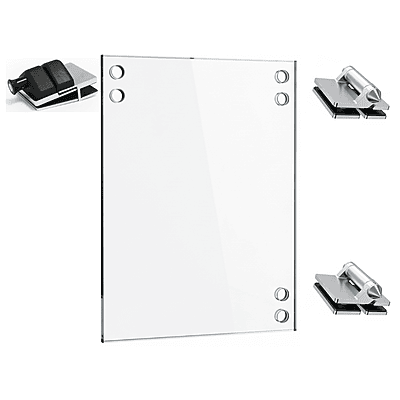 Porte simple en verre trempé | QUINCAILLERIE INCLUSE