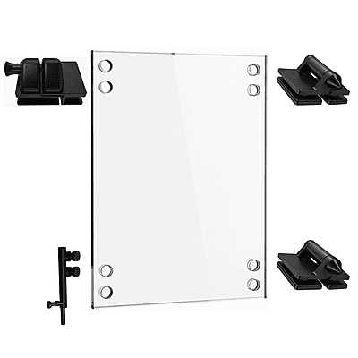 Porte simple en verre trempé | QUINCAILLERIE INCLUSE