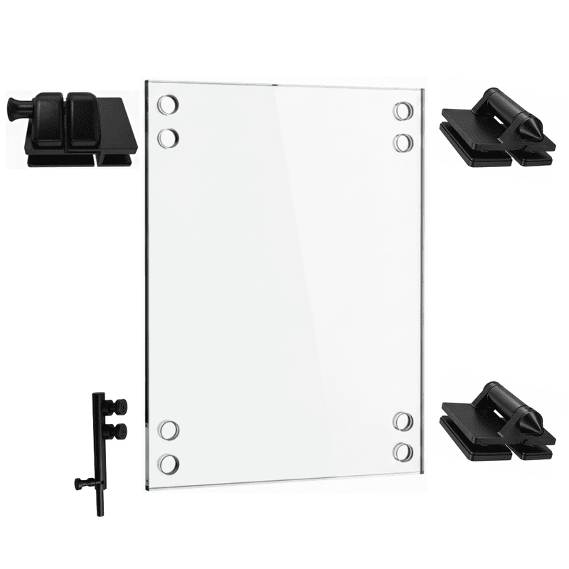 Porte simple en verre trempé | QUINCAILLERIE INCLUSE