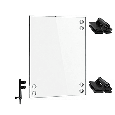 Porte simple en verre trempé | QUINCAILLERIE INCLUSE